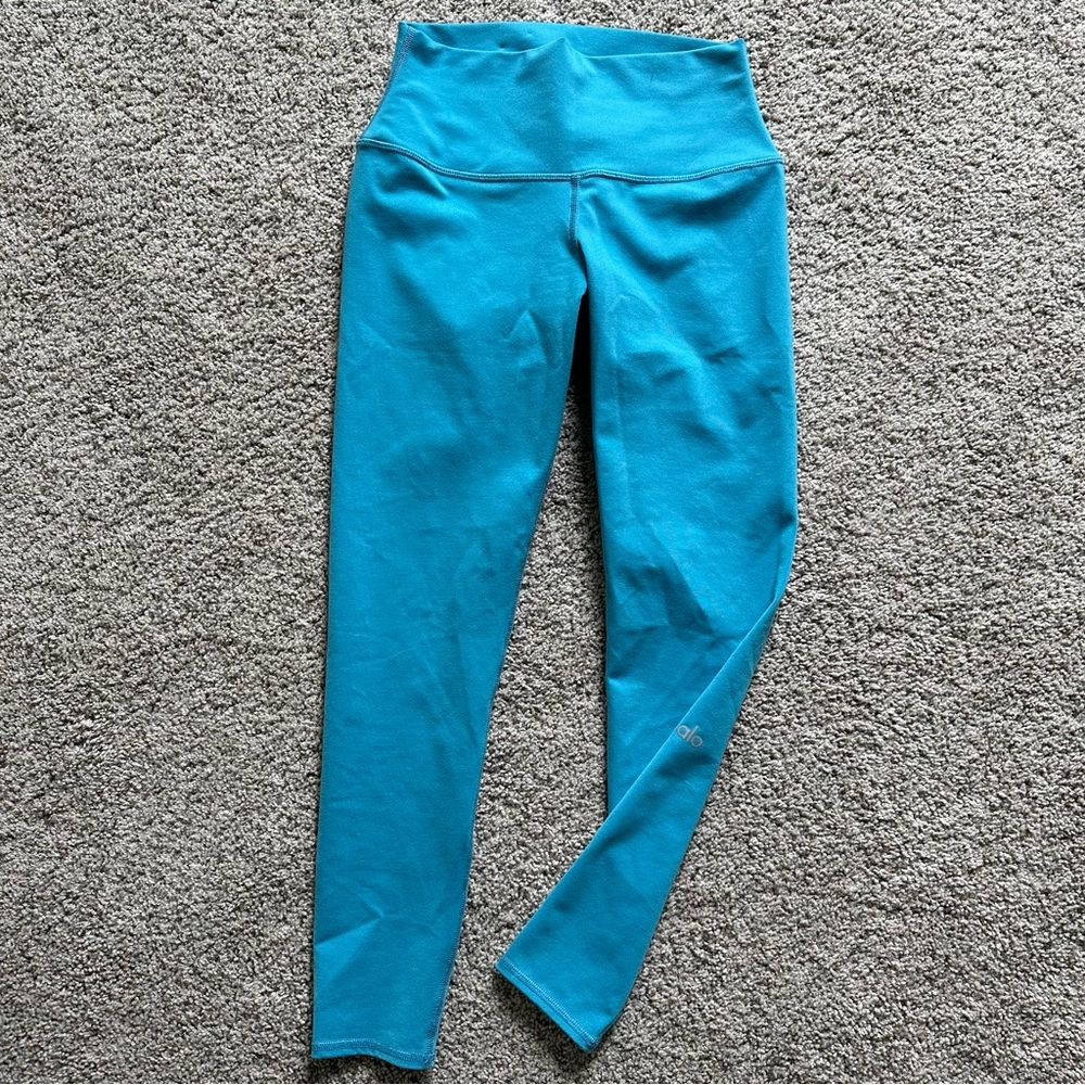 Alo 7/8 Airbrush Leggings - Blue Splash